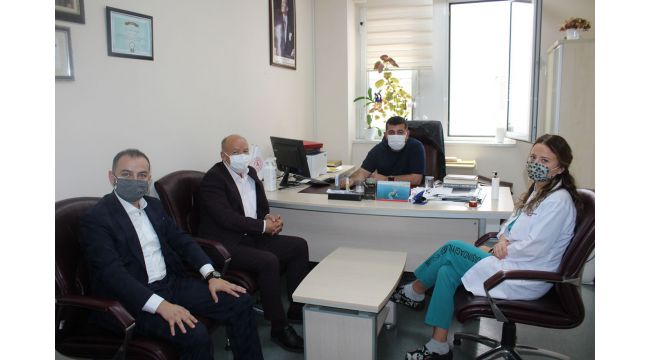 Pandemi kahramanı hastasıyla buluştu