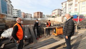 Sarıcami Meydan Projesi’nde çalışmalar sürüyor