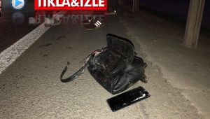 Talihsiz kadın kazada paramparça oldu