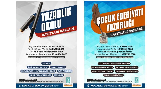 Yazarlık kursu kayıtları 12 Kasım’da sona eriyor