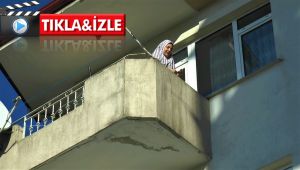 2 yaşındaki çocuk annesini balkona kilitledi