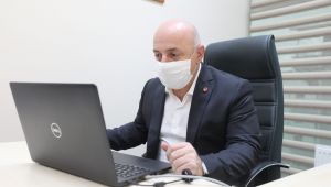 Başkan Bıyık, Zoom üzerinden öğrencilerle buluştu