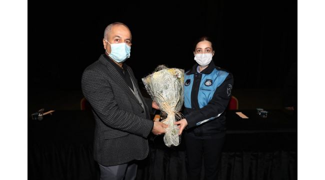 Başkan Büyükgöz zabıtalarla bir araya geldi