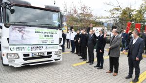 Çayırova’dan İdlib'e 2 yardım tırı