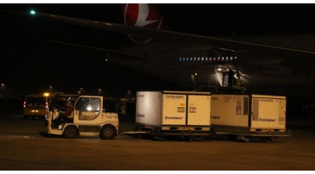 Çin aşıları Türkiye'ye geldi