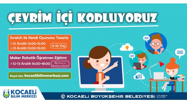Çocuklar çevrimiçi öğrenecek