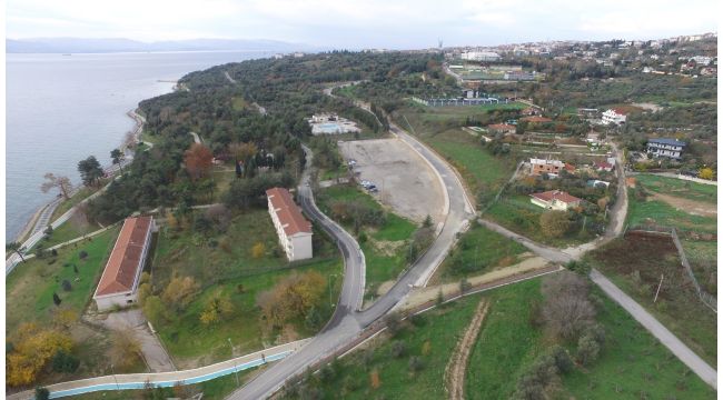 Darıca sahil parkı içindeki yol konforu arttırıldı