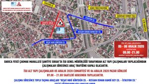 Darıca ve İzmit’te geçici güzergah uygulaması