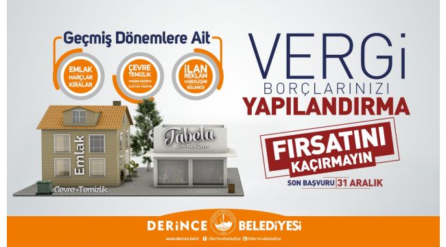 Derince Belediyesi’nden yapılandırma çağrısı