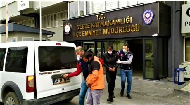 Gebze'de hırsızlık yapan şahıslar serbest