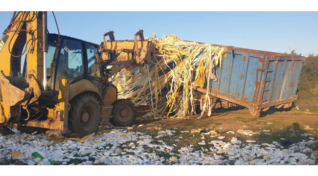 Gebze’de kaçak atık döken firmaya ceza