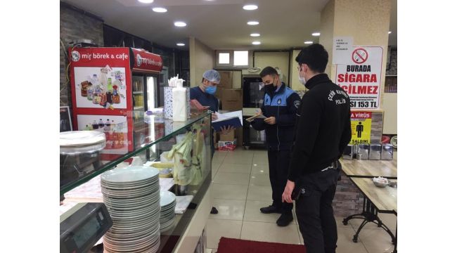 Gebze’de maske denetimleri sürüyor