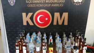 Gebze'de yılbaşı öncesi sahte içki operasyonu