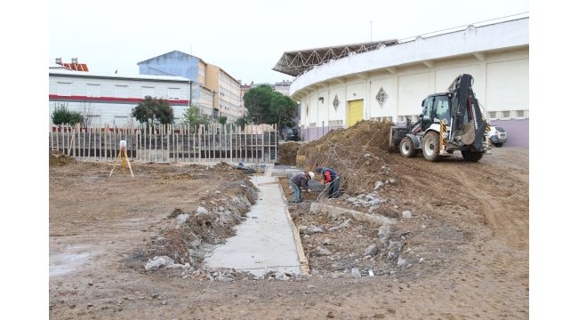 Gebze’nin yeni futbol sahası için çalışmalar sürüyor