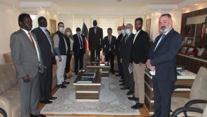 Güney Sudan Büyükelçiliğinden SANKON’a ziyaret