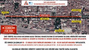İSU, Hürriyet Caddesi’nde çalışma yapacak