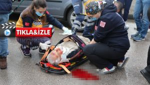 İzmit'te otomobilin çarptığı yaşlı adam ağır yaralandı