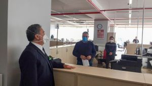 Kaymakam Güler'den vergi dairesine ziyaret