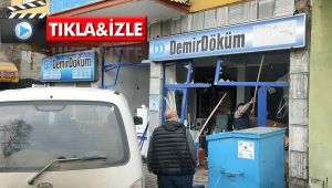 Kocaeli'de tüp gaz patlayan işyeri harabeye döndü