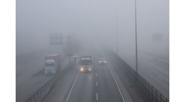 Kocaeli'de yoğun sis etkili oldu