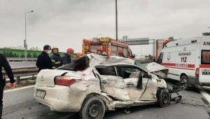Kocaeli'de zincirleme trafik kazası: 1 ağır yaralı