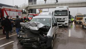Kocaeli'de zincirleme trafik kazası: 8 yaralı
