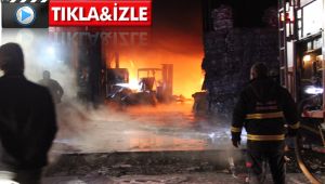 Kocaeli'de ki fabrika yangını 4 saatte söndürüldü