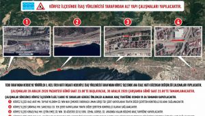 Körfez ilçesinde trafik düzenlemesi