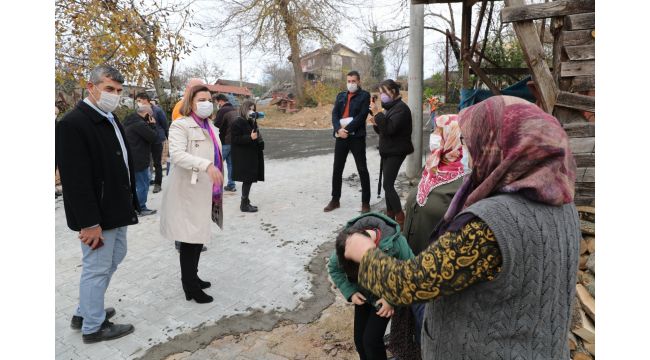 Nebihoca Mahallesi’nde parke çalışmaları tamamlanıyor