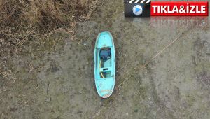 Sapanca Gölü'nde korkutan manzara