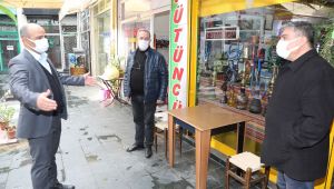 Söğüt, esnaf ziyaretlerine devam ediyor