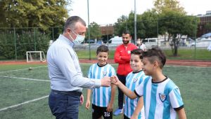 Amatör spor kulüplerine malzeme desteği