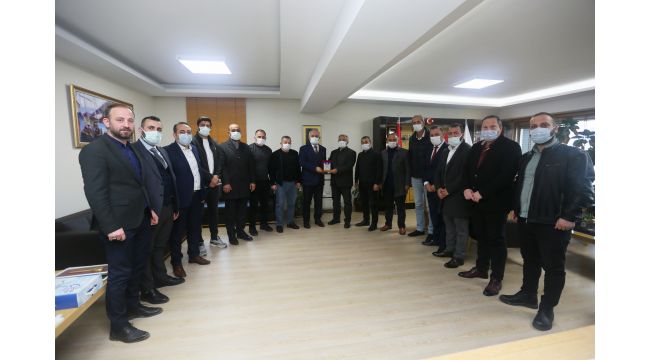 Başkan Aygün, Belediye Derincespor yönetimi ile buluştu