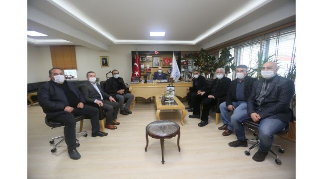 Başkan Aygün istişarelerini sürdürüyor