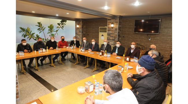 Başkan Bıyık, esnafa çalışmaları anlattı