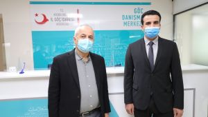 Başkan Büyükgöz, göç idaresini ziyaret etti