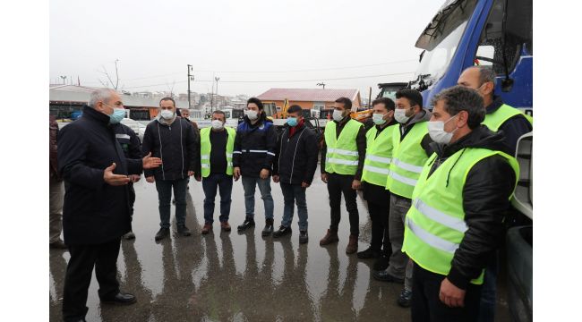 Başkan Büyükgöz; “Kar yağışına hazırız”