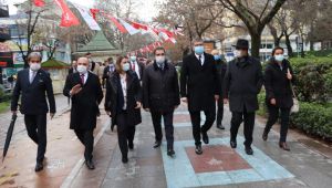 CHP dev kadroyla esnafın yanında