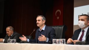 Çiftçi birim müdürleriyle değerlendirme yaptı