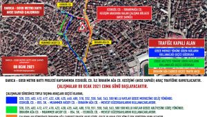 Darıca’da geçici güzergah uygulaması