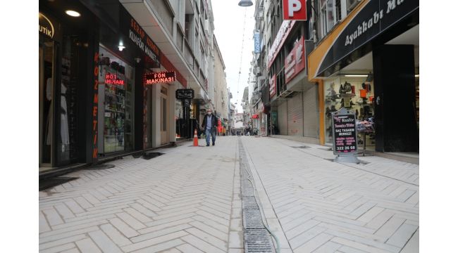 Feridun Özbay Caddesi çalışmalarında sona gelindi