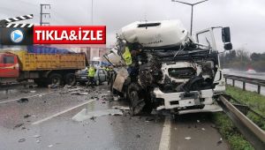 Gebze’de 3 araç birbirine girdi: 2 ağır yaralı