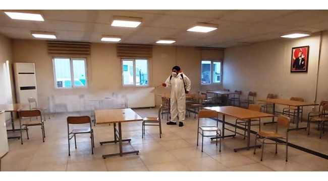 Gebze’de dezenfekte çalışmaları sürüyor