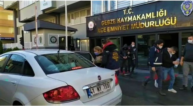 Gebze'de evlere dadanan suç makinesi hırsızlar yakalandı