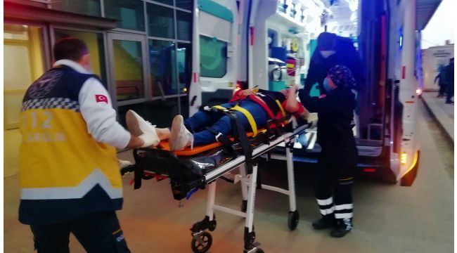 Gebze'de karşıdan karşıya geçerken araba çarptı