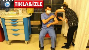 Gebze Fatih Devlet Hastanesi'nde ilk aşılar yapıldı