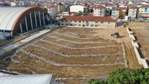 Gebze’nin yeni futbol sahası şekillenmeye başlandı