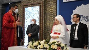 Kartepe’de 2020 yılında 605 çift evlendi