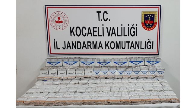 Kocaeli’de 13 bin 660 adet makaron ele geçirildi