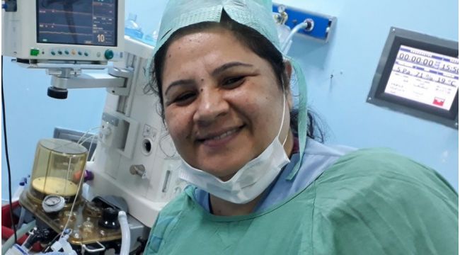 Kocaeli'de hastane personeli koronaya yenildi